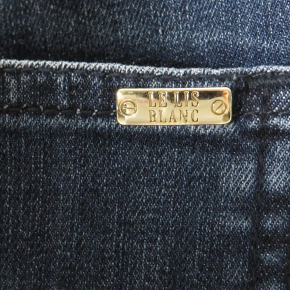 Le Lis Blanc* Women's Jeans Size 40 (Brasil) Original‎ Distressed Flare Bottom - Picture 9 of 13
